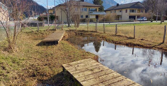 Lehrgarten Stansstaderried nach Pflegeeinsatz