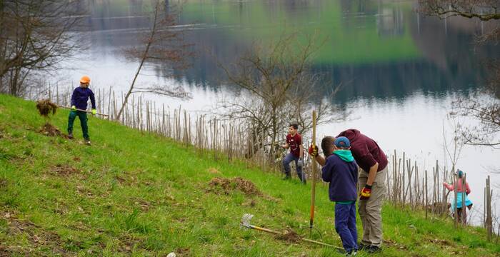 Einsatz Jugendgruppe Naturschutz