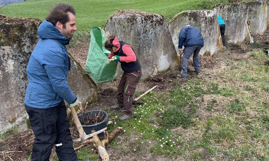 Arbeitseinsatz Vorstand