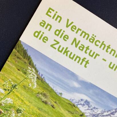 Pro Natura Ratgeber zu Vorsorgeplanung und Nachlassregelung